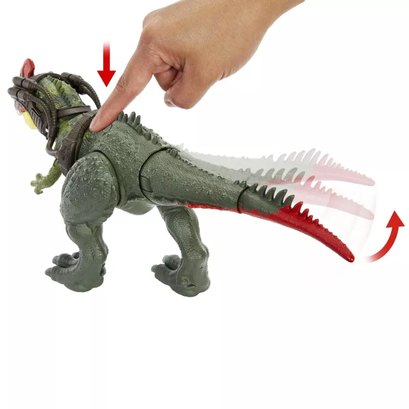 Jurassic World GIGANTIC TRACKERS Sinotyrannus Zielony Czerwony Plastik 4+