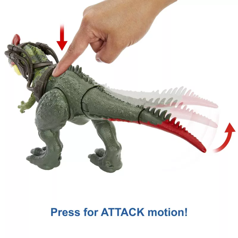Jurassic World GIGANTIC TRACKERS Sinotyrannus Zielony Czerwony Plastik 4+