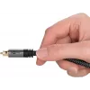 Cyfrowy optyczny kabel audio WENTRONIC Goobay 65305 TOSLINK na TOSLINK 2 m, miedź, pozłacane styki, czarny/srebrny
