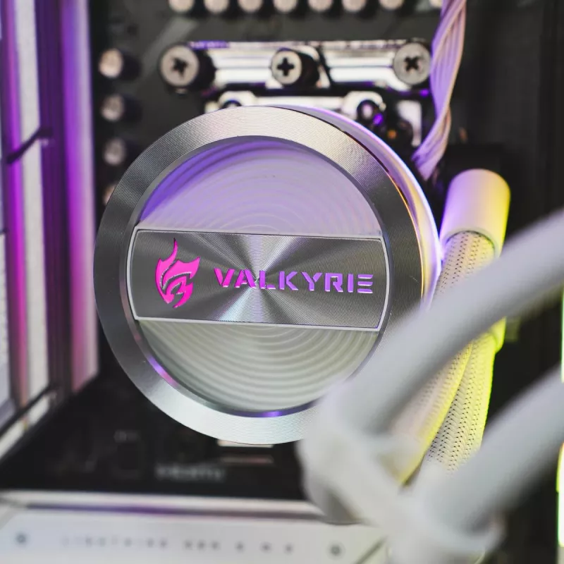 VALKYRIE Chłodzenie cieczą All-in-one Dragonfang 360 ARGB biały