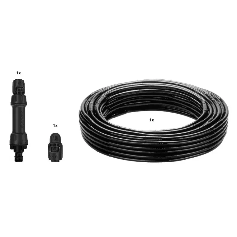 System nawadniania kropelkowego Gardena 13501-20 długość węża 50 m czarny