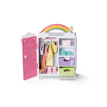 Szafa dla lalek zapf creation BABY born Rainbow Wardrobe — dla lalek, efekty świetlne, wymaga 3 baterii AAA, zalecany wiek 3+