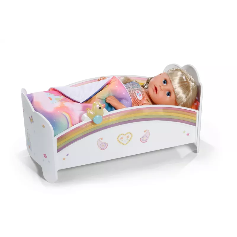 Łóżeczko dla lalek ZAPF creation BABY born Rainbow Bed 835999 dla lalek 43 cm