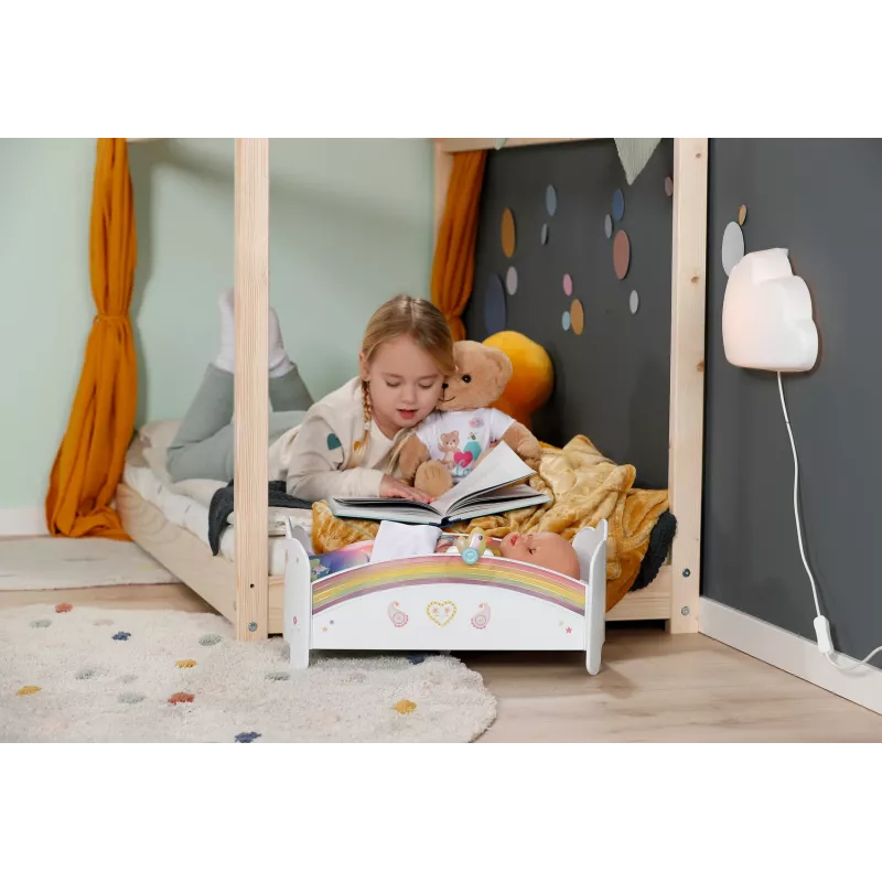 Łóżeczko dla lalek ZAPF creation BABY born Rainbow Bed 835999 dla lalek 43 cm
