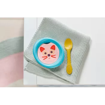 Zestaw do karmienia lalek BABY born Feeding Set dla dzieci od 3 lat — akcesoria do zabawy w karmienie na niby