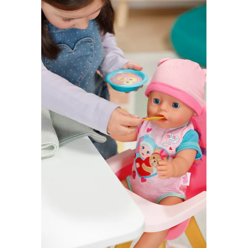 Zestaw do karmienia lalek BABY born Feeding Set dla dzieci od 3 lat — akcesoria do zabawy w karmienie na niby