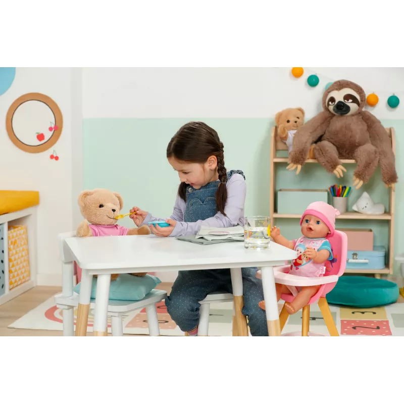 Zestaw do karmienia lalek BABY born Feeding Set dla dzieci od 3 lat — akcesoria do zabawy w karmienie na niby