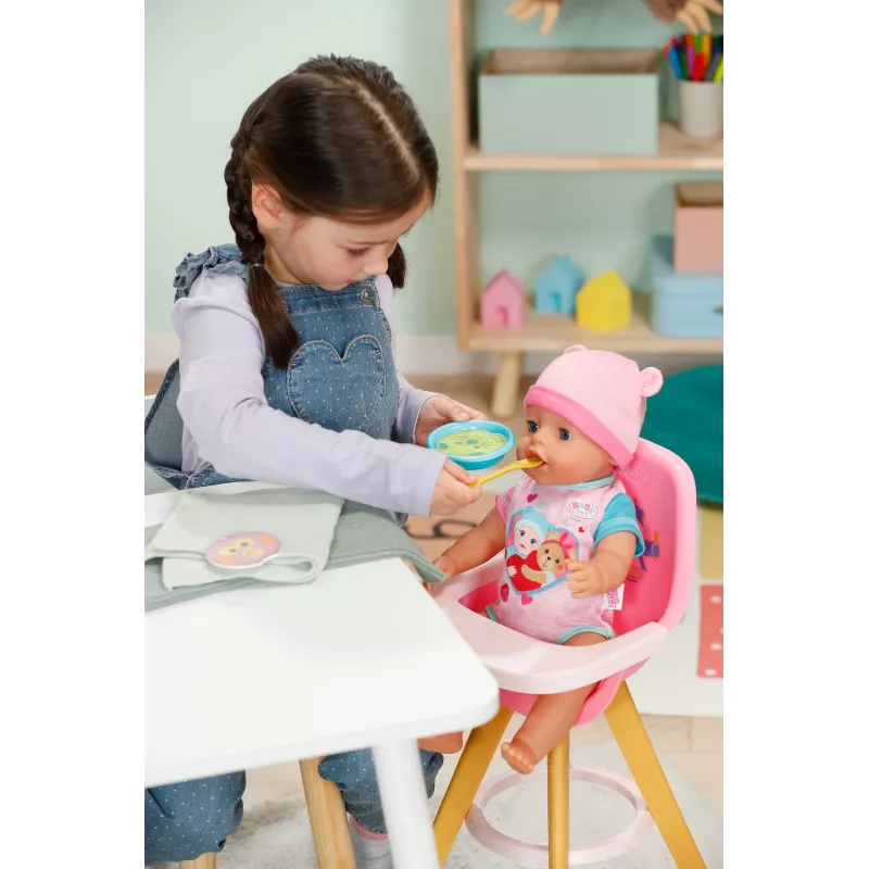Zestaw do karmienia lalek BABY born Feeding Set dla dzieci od 3 lat — akcesoria do zabawy w karmienie na niby