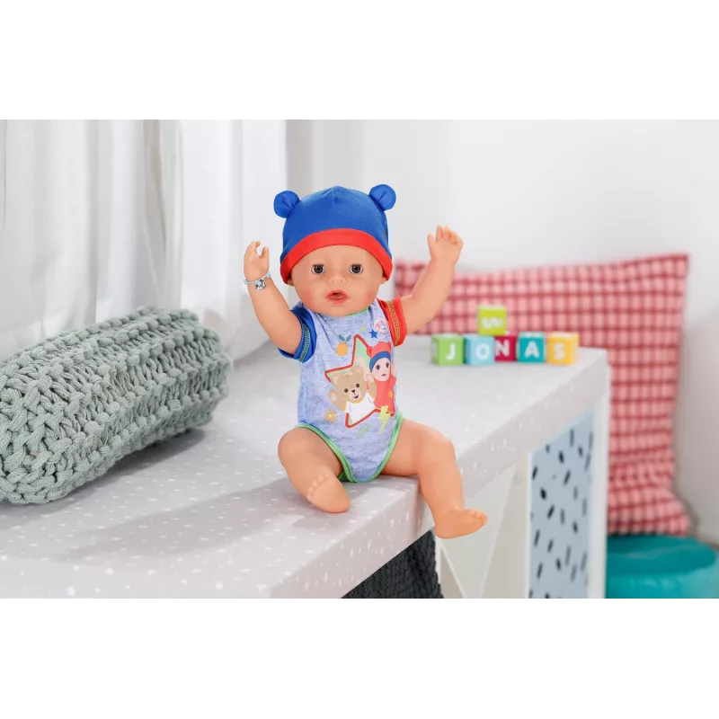 BABY born @ Jonas 43cm, lalka, mężczyzna, 3 lat, chłopiec/dziewczynka, 430 mm, wielokolorowy