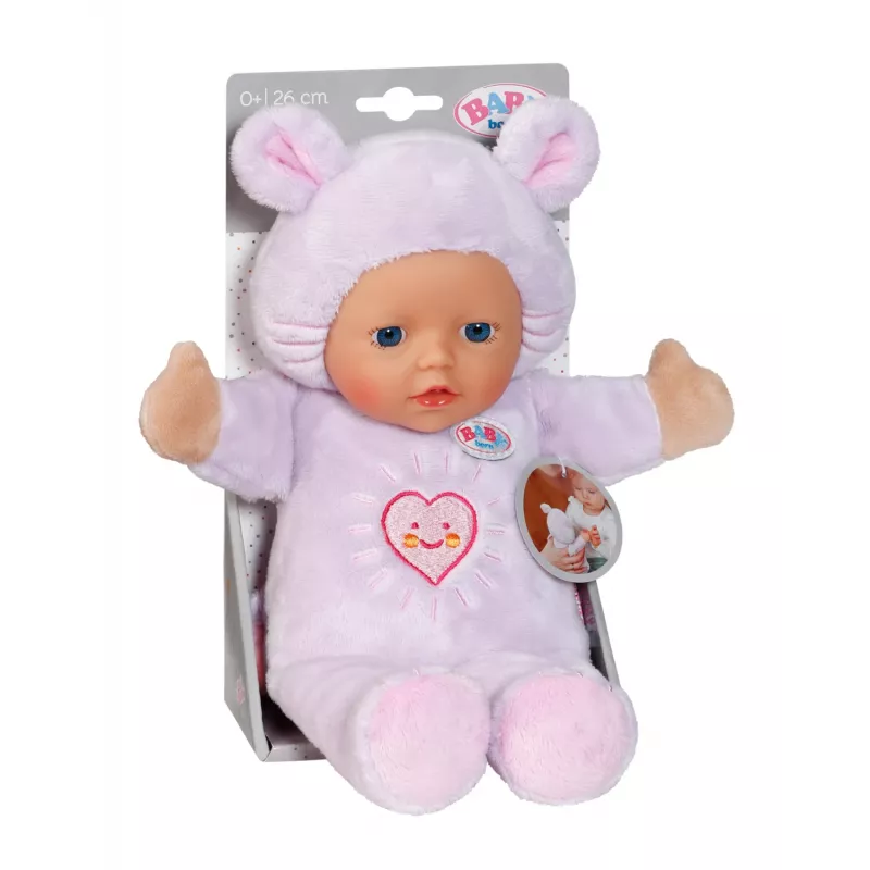 BABY born for babies Myszka 26cm, Lalka bobas, Płeć neutralna, Chłopiec/Dziewczynka, 260 mm, Wielokolorowy