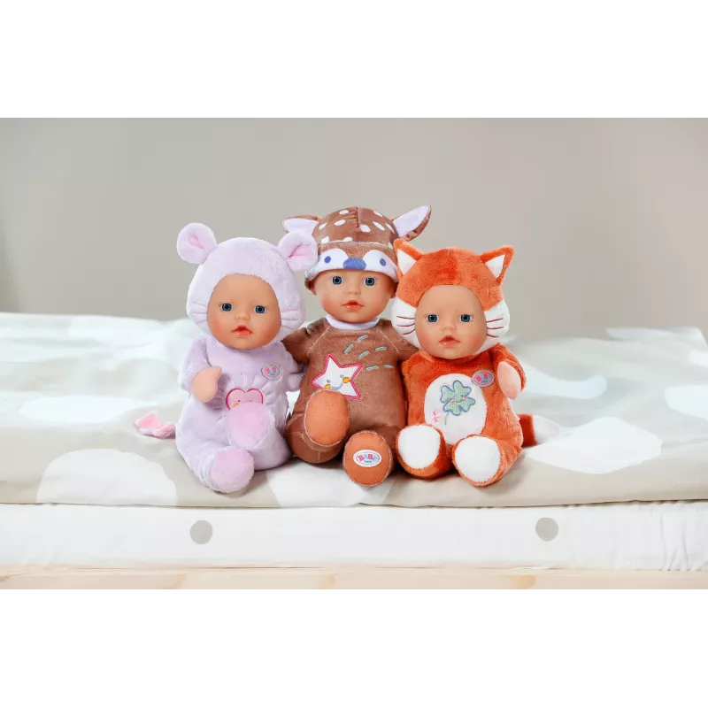 BABY born for babies Lisek 26 cm, Lalka bobas, Dziewczynka, Chłopiec/Dziewczynka, 260 mm, Wielokolorowy