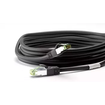 Kabel sieciowy Wentronic 66719 Cat8.1 S/FTP 0,25 m czarny