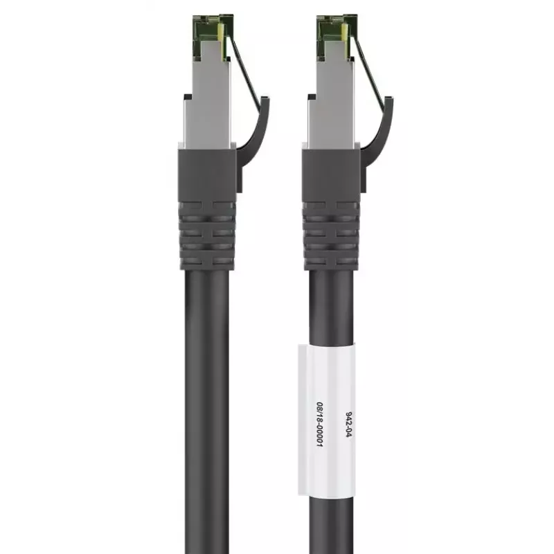 Kabel sieciowy Wentronic 66719 Cat8.1 S/FTP 0,25 m czarny