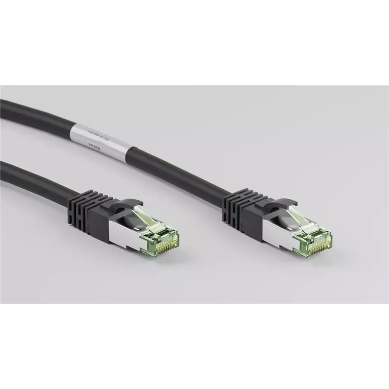 Kabel sieciowy Wentronic 66719 Cat8.1 S/FTP 0,25 m czarny