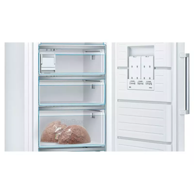Bosch Serie 6 GSN58AWDV zamrażarka Zamrażarka pionowa Wolnostojąca 366 L Biały