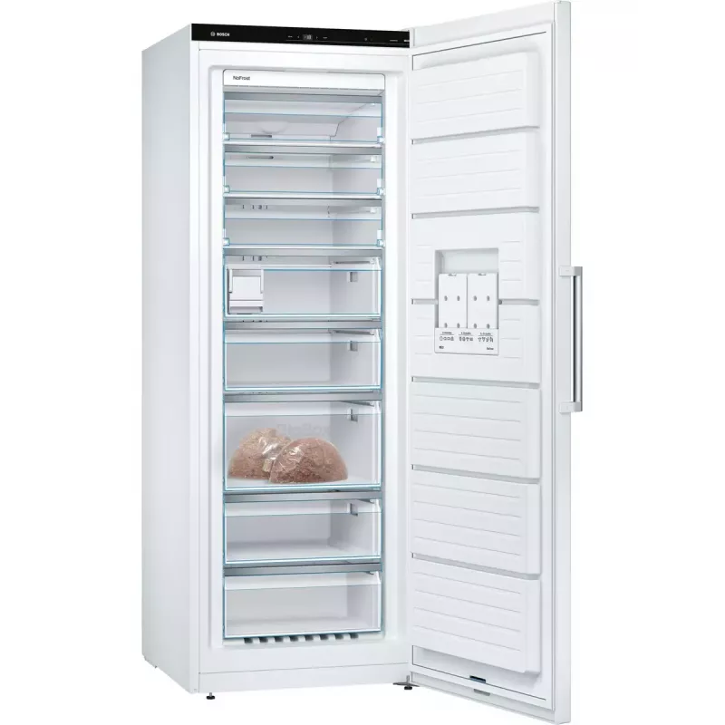 Bosch Serie 6 GSN58AWDV zamrażarka Zamrażarka pionowa Wolnostojąca 366 L Biały
