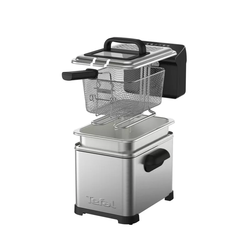 Tefal Family Pro FR507D Single 4 L wolnostojąca frytkownica 2400 W Stal nierdzewna