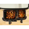 Tefal Dual Easy Fry & Grill EY905B Podwójna wolnostojąca frytkownica beztłuszczowa 8,3 l 2700 W szara