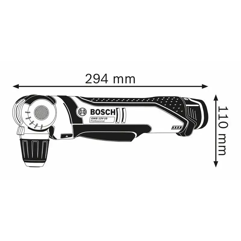 Bosch 0 601 390 908 wkrętarka/klucz udarowy 1300 obr./min Czarny, Niebieski
