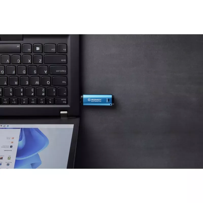 Kingston Technology IronKey 256GB USB-C Vault Privacy 50C AES-256 Szyfrowanie, FIPS 197
