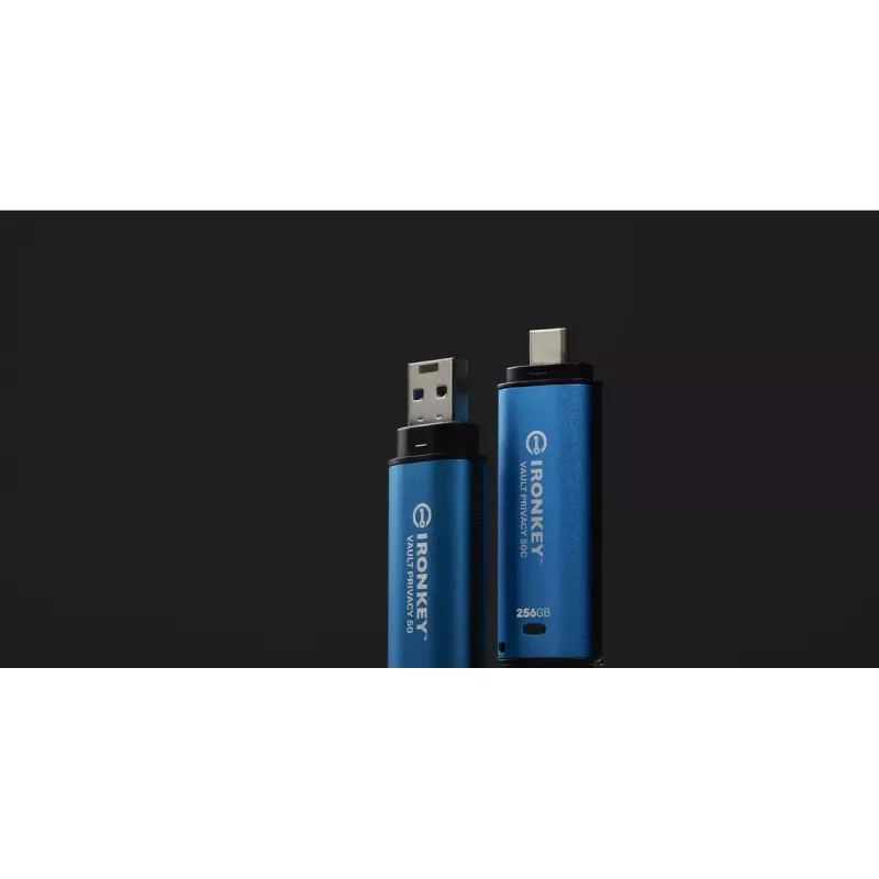 Kingston Technology IronKey 256GB USB-C Vault Privacy 50C AES-256 Szyfrowanie, FIPS 197