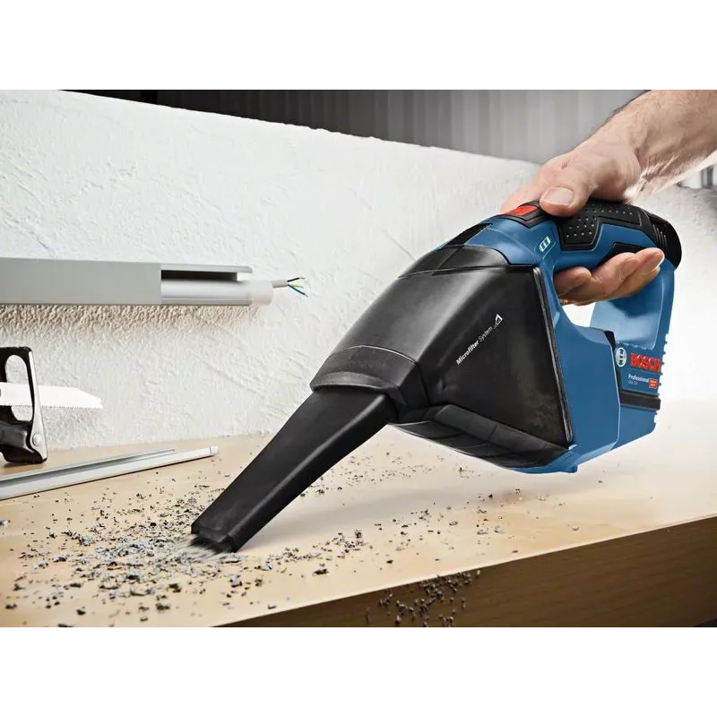 Bosch GAS 12V Professional odkurzacz ręczny Czarny, Niebieski, Czerwony Bezworkowy