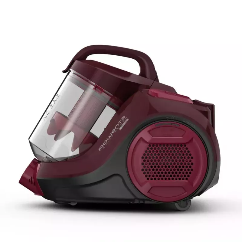 Odkurzacz cylindryczny ROWENTA Swift Power RO2933 — 750 W, bezworkowy, bordowy/czarny, 4,87 kg
