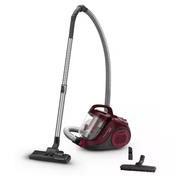 Odkurzacz cylindryczny ROWENTA Swift Power RO2933 — 750 W, bezworkowy, bordowy/czarny, 4,87 kg