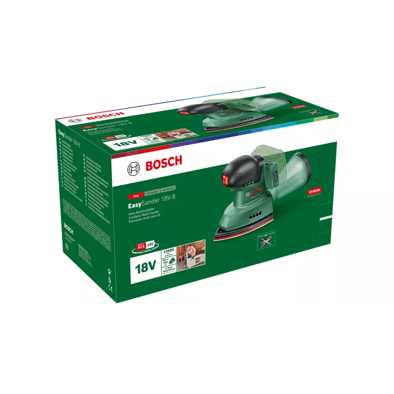 Bosch EasySander 18V-8 akumulatorowa szlifierka oscylacyjna
