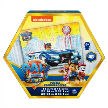 Gry PAW Patrol: Film, 48-elementowe puzzle dla dzieci od 4 lat, Chase