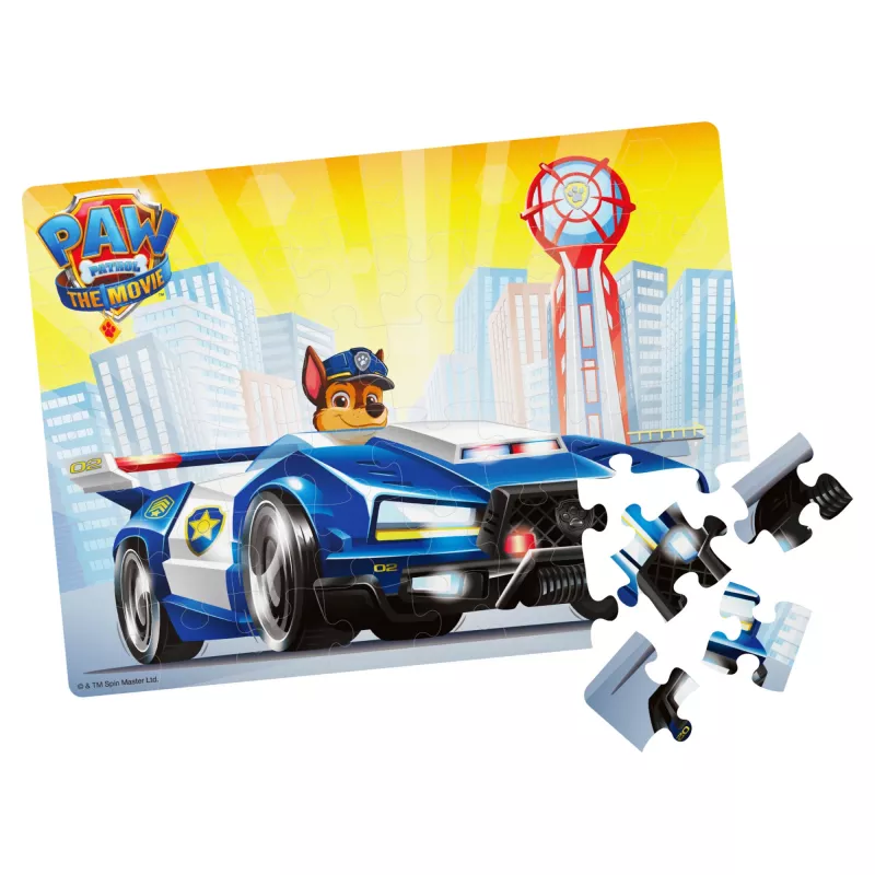 Gry PAW Patrol: Film, 48-elementowe puzzle dla dzieci od 4 lat, Chase