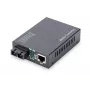 DIGITUS Media Converter, Multimode 10/100Base-TX do 100Base-FX, w zestawie zasilacz, złącze SC, do 2 km
