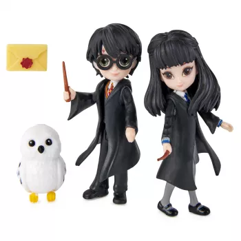 Wizarding World, Magical Minis Harry Potter i Cho Chang Zestaw Przyjaźni ze stworzeniem, zabawki dla dzieci od 5 lat