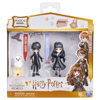Wizarding World, Magical Minis Harry Potter i Cho Chang Zestaw Przyjaźni ze stworzeniem, zabawki dla dzieci od 5 lat