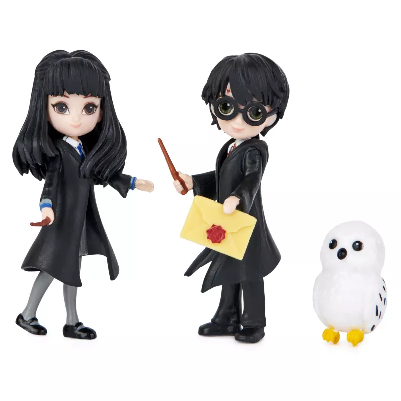 Wizarding World, Magical Minis Harry Potter i Cho Chang Zestaw Przyjaźni ze stworzeniem, zabawki dla dzieci od 5 lat
