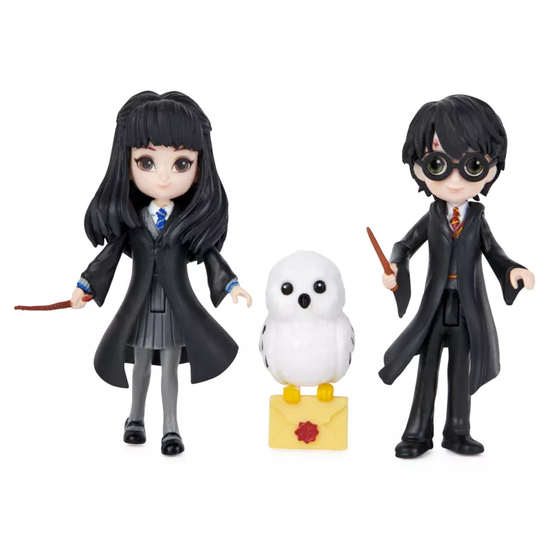 Wizarding World, Magical Minis Harry Potter i Cho Chang Zestaw Przyjaźni ze stworzeniem, zabawki dla dzieci od 5 lat