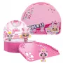 Zoobles, Dance Studio Multipack Playset i walizka do przechowywania z 3 ekskluzywnymi transformującymi się figurkami kolekcjonerskimi, zabawki dla dziewczynek w wieku od 5 lat