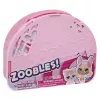 Zoobles, Dance Studio Multipack Playset i walizka do przechowywania z 3 ekskluzywnymi transformującymi się figurkami kolekcjonerskimi, zabawki dla dziewczynek w wieku od 5 lat