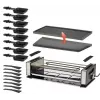 Unold 48730 raclette grill 8 osobowy 1200 W Czarny, Stal nierdzewna
