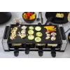 Unold 48730 raclette grill 8 osobowy 1200 W Czarny, Stal nierdzewna