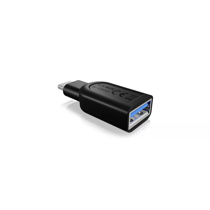 ICY BOX IB-CB003 USB 3.0 Type-C USB 3.0 Type-A Czarny
