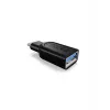ICY BOX IB-CB003 USB 3.0 Type-C USB 3.0 Type-A Czarny