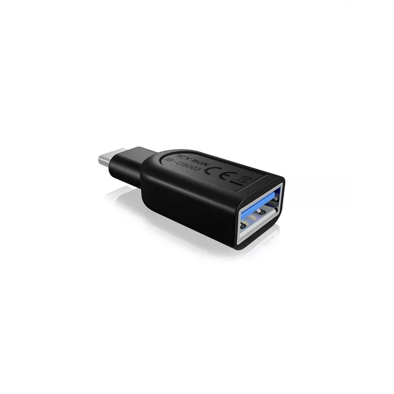 ICY BOX IB-CB003 USB 3.0 Type-C USB 3.0 Type-A Czarny