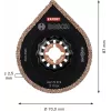 BOSCH usuwacz fug Expert AVZ 70 RT4 Grout + Abrasive, Ø 70mm, brzeszczot 10 szt., Carbide-RIFF, szerokość cięcia 2,5mm
