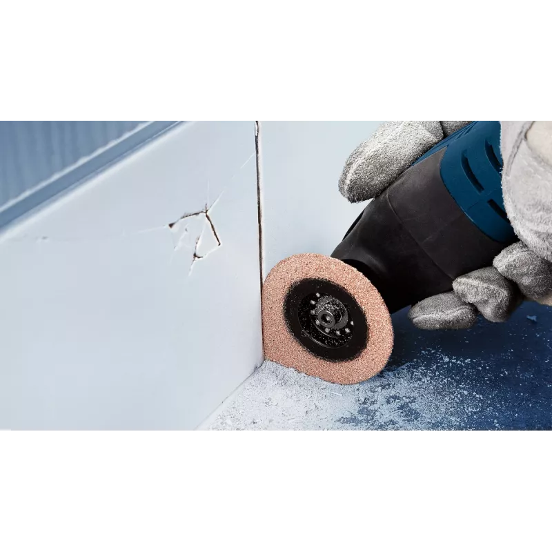 BOSCH usuwacz fug Expert AVZ 70 RT4 Grout + Abrasive, Ø 70mm, brzeszczot 10 szt., Carbide-RIFF, szerokość cięcia 2,5mm