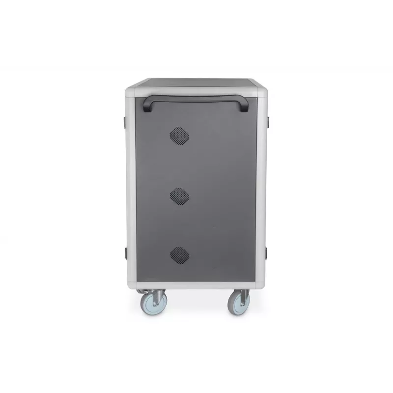 Wózek ładujący DIGITUS 15,6 inch USB-C 30 stacji ładowania PDU wentylator 1260 x 824 x 650 mm