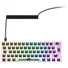 Kompaktowa przewodowa klawiatura 60% Sharkoon SKILLER SGK50 S4 — układ QWERTY niemiecki, podświetlenie RGB, USB, kabel 1,5 m, biała