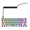Kompaktowa przewodowa klawiatura 60% Sharkoon SKILLER SGK50 S4 — układ QWERTY niemiecki, podświetlenie RGB, USB, kabel 1,5 m, biała