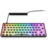Kompaktowa klawiatura mechaniczna 60% Sharkoon SKILLER SGK50 S4 — Przewodowa USB, układ QWERTY niemiecki, podświetlenie RGB, kabel 1,5 m, czarna