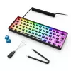 Kompaktowa klawiatura mechaniczna 60% Sharkoon SKILLER SGK50 S4 — Przewodowa USB, układ QWERTY niemiecki, podświetlenie RGB, kabel 1,5 m, czarna